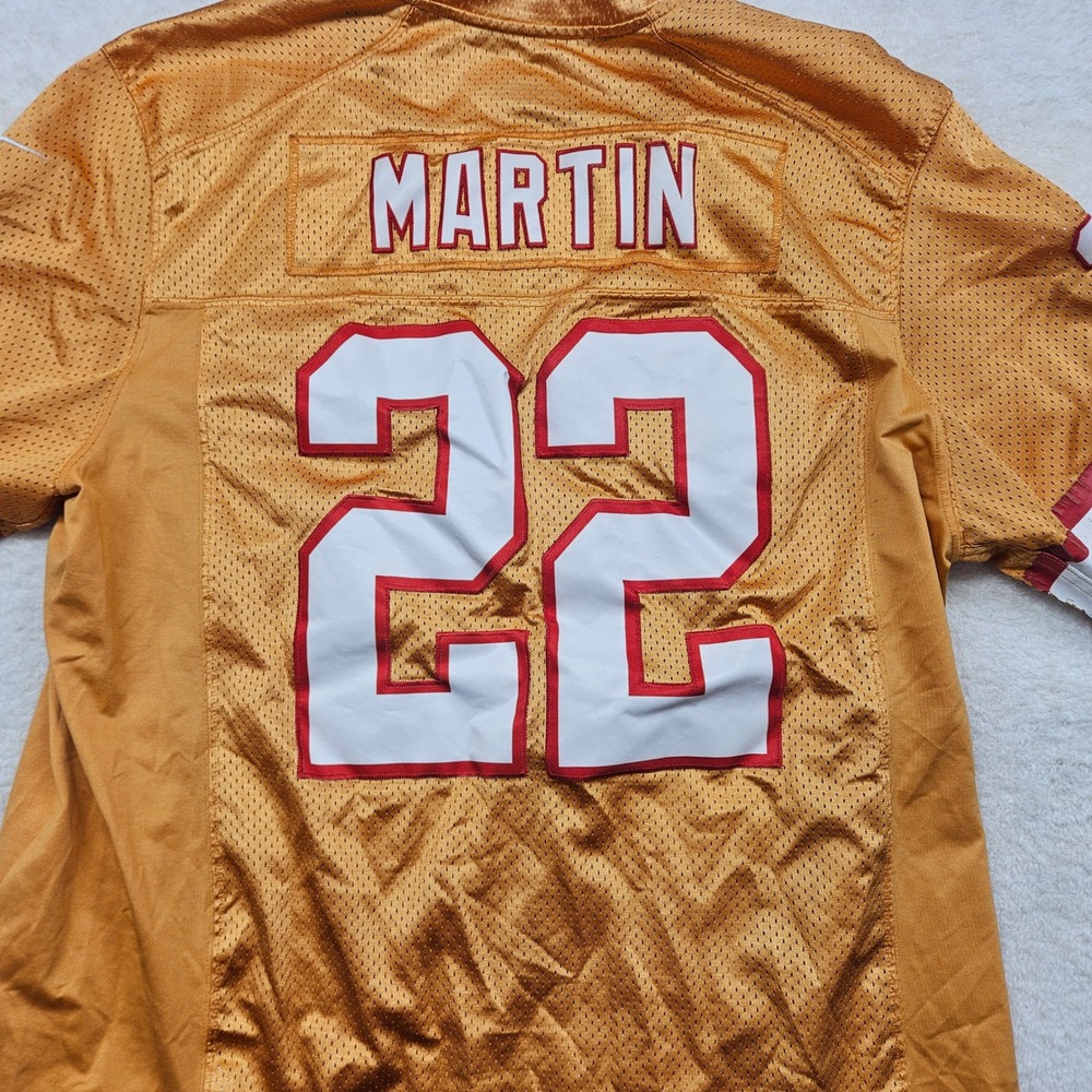 Nike NFL Tampa Bay Buccaneers Doug Martin 22 Throwback Jersey Orange Mens XL